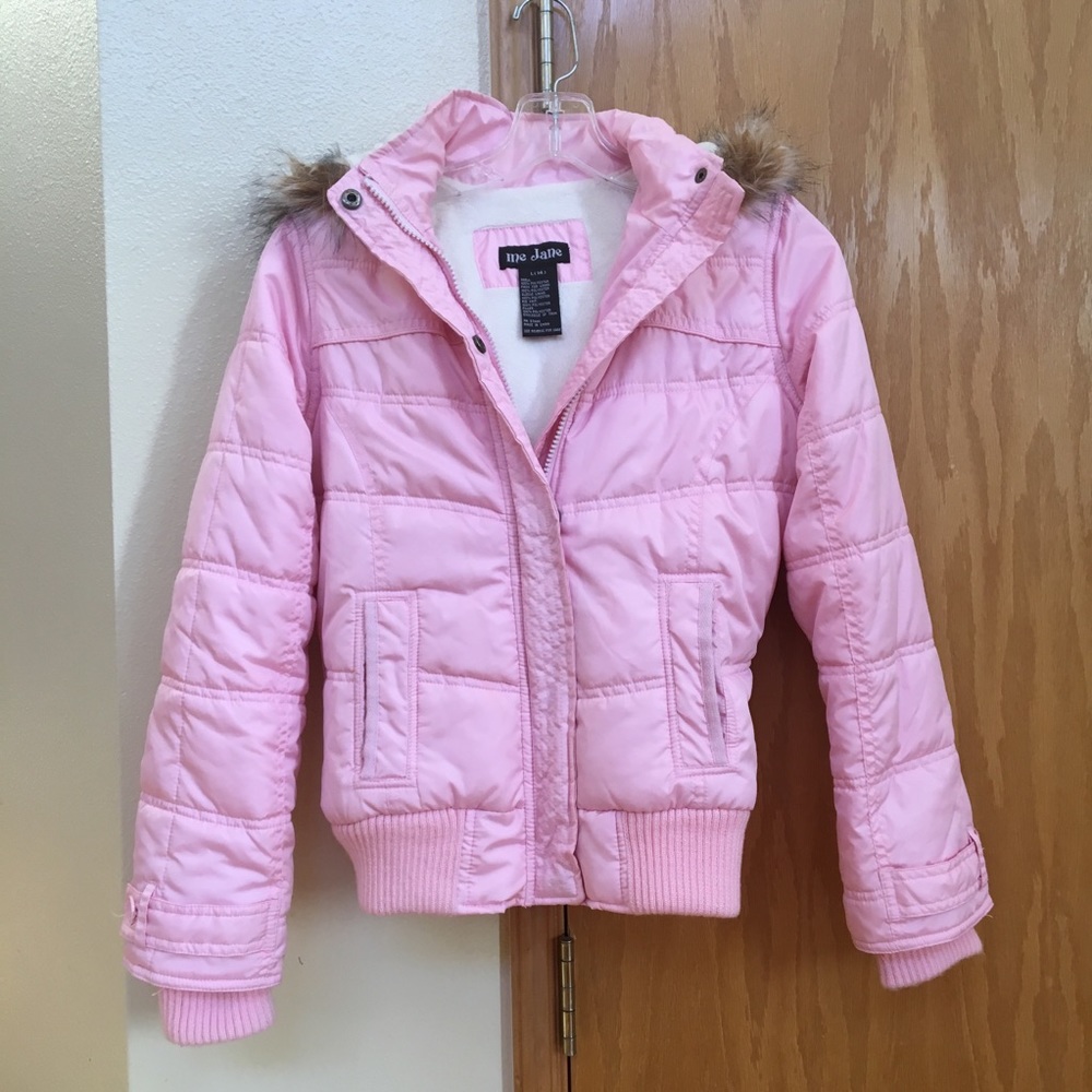 Me Jane Faux Fur Hooded Puffer Coat